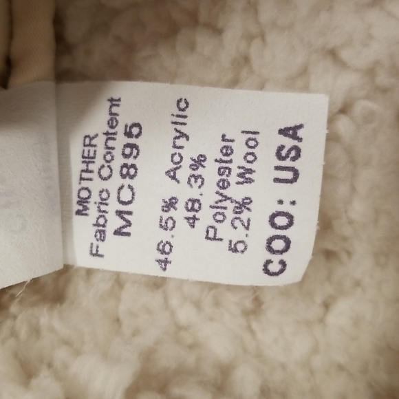 💕MOTHER💕 The Puffer Robe Sweater Jacket Textured Knit Sherpa Warm Bodies NWOT - Picture 16 of 16